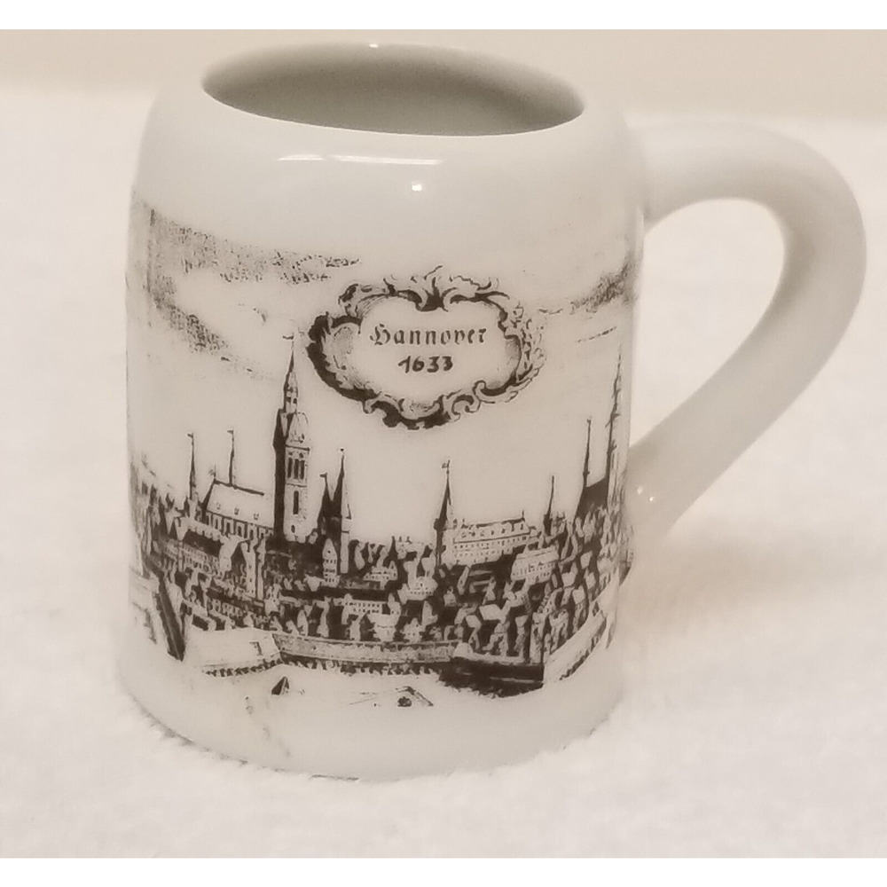 Royal Porzellan Bavaria KPM Germany Handerbeit miniture tankard vintage royal po